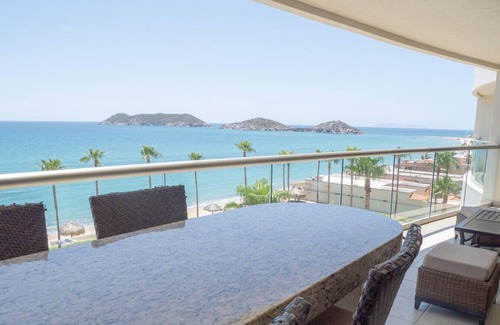San Carlos Condominio | Premier Playa Blanca Condo 503: 2BR, 2BA Beachfront, Ocean Views, Hotel Services