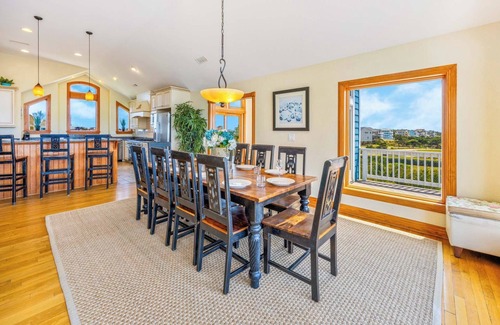 Wind Over Waves Casa | Premier Soundfront Dog Friendly w/ Pool, Hot Tub, Elevator, Pier, Home Theater