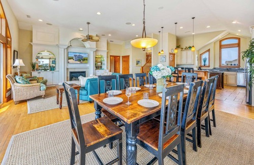 Wind Over Waves Casa | Premier Soundfront Dog Friendly w/ Pool, Hot Tub, Elevator, Pier, Home Theater