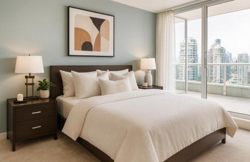 Coal Harbour Apartamento | Premium 2 BR Apartment with Floor-to-Ceiling Windows Coal Harbour