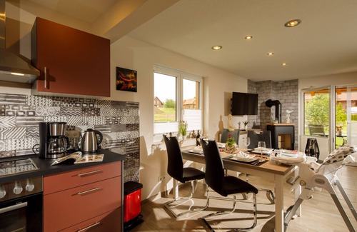 Oberharz am Brocken Casa | Casa-Baño Privado-Vista al campo