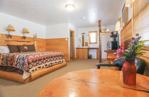 Dubois Cabina | Premium King Room, River & Mountain Views, Hot Tub and Parking!