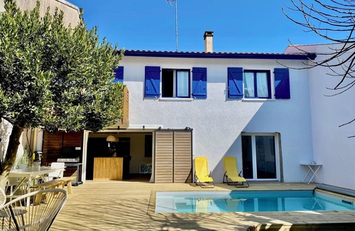 Saint-Vincent-de-Tyrosse Casa | Pretty house in the heart of the village - 150 m2 - Swimming pool - Beaches 10 km away - 6 pers.