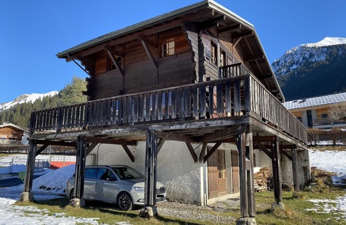 Les Contamines-Montjoie Chalet De Esquí | Bonito chalet de madera de Saboya, a 5 minutos del centro del pueblo, terraza orientada al sur