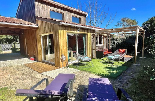 Vendays-Montalivet Chalet De Esquí | BONITO CHALET DE MADERA A 5 minutos a pie del océano