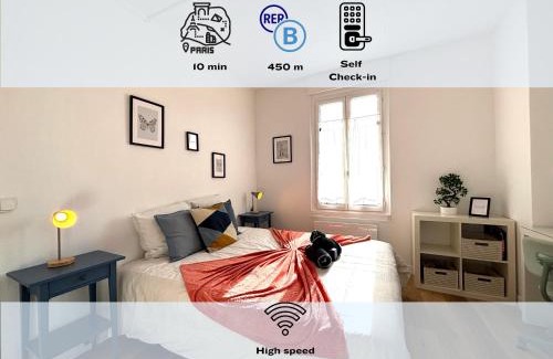Gentilly Apartamento | Primavera : Beau 2-pièces proche Paris, RER B 450m