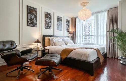 Nong Chaeng Apartamento | Prime Classic 1 BR BTS Chidlom 72SQM Langsuan