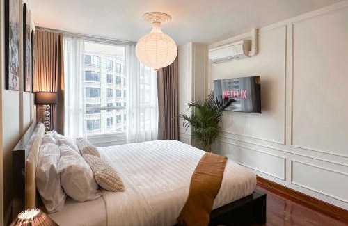 Nong Chaeng Apartamento | Prime Classic 1 BR BTS Chidlom 72SQM Langsuan