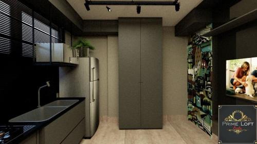 Aparecida Apartamento | Prime Loft Santos à meio quarteirão da praia.