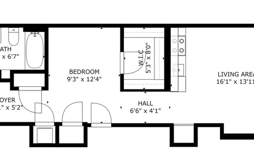 Eisenhower East Apartamento | Pristine Studio in The Carlyle Dist w/ Concierge
