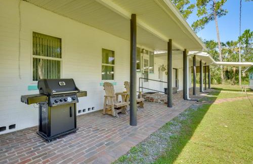 Bunnell Casa | Private 3-Acre Retreat with Game Room in Bunnell!