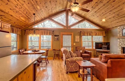 Tarheel Cabina | Private 5 acres - View - Walk to Lake