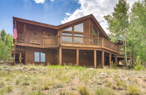 Indian Mountain Casa | Private 5 Acres with Mtn Views Park County Cabin!