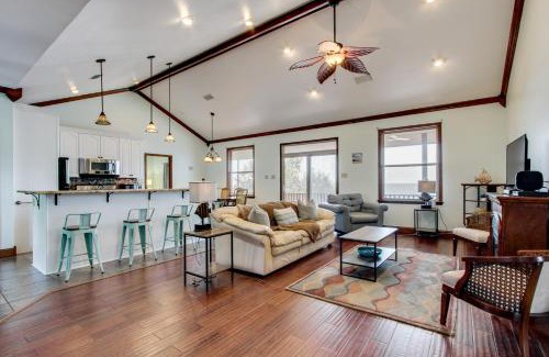 Ocean Springs Casa | Private Beach and Views! Stilted Ocean Springs Home