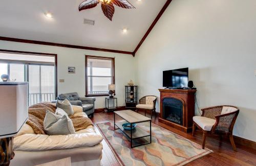 Ocean Springs Casa | Private Beach and Views! Stilted Ocean Springs Home