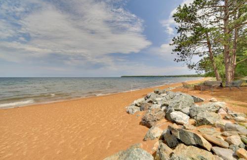 Big Bay Casa | Private Beach! Year-Round Lake Superior Retreat