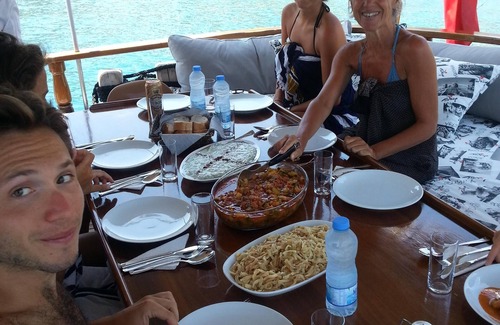 Kas Alquiler De Eote | Crucero privado con tripulación azul en Kas-Kekova