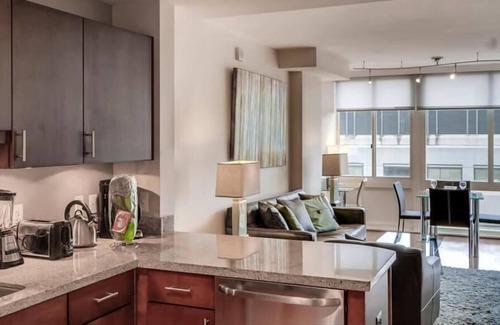 George Washington University Apartamento | Private DC 1BR | Full Kitchen | Washer/D | by GLS