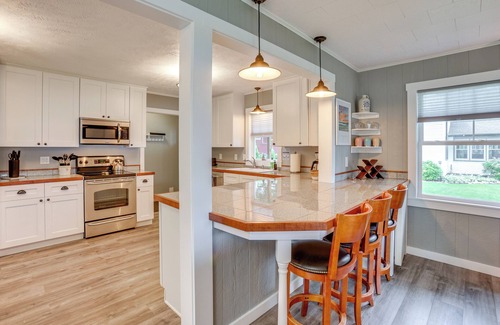 Maple City Casa | Dock + Lakeside Lawn: Family Home Near Bear Dunes