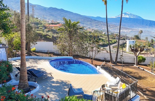 La Matanza de Acentejo Villa | Villa con jardín de 700 m2 con gran jardín y piscina infinity y barbacoa