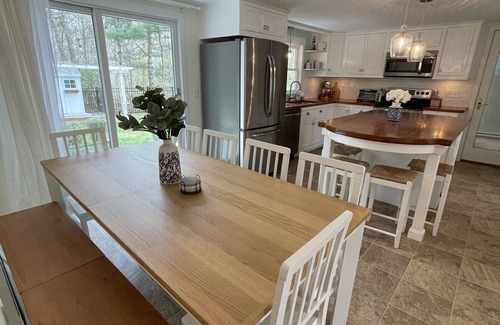 East Falmouth Casa | Private Falmouth home perfect for family fun - hot tub, fire pit, and game room!