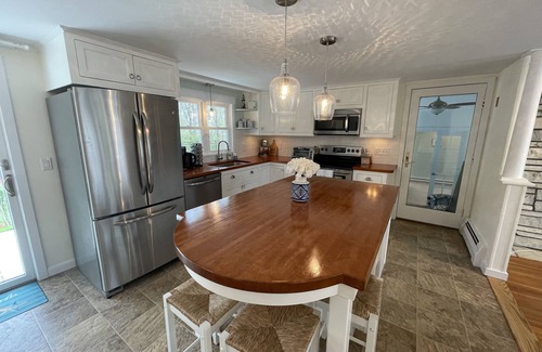 East Falmouth Casa | Private Falmouth home perfect for family fun - hot tub, fire pit, and game room!
