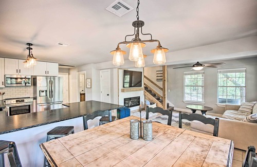 Eucha Casa | Private Fishing Dock: Grand Lake Home