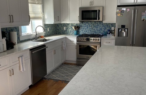 Silver Beach Casa | Private heated pool and spacious yard. 5 minute walk to the beach.
