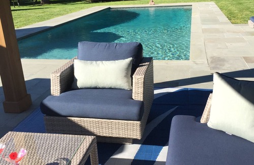 Silver Beach Casa | Private heated pool and spacious yard. 5 minute walk to the beach.