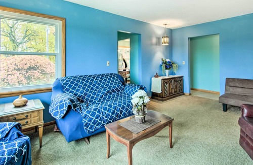 Union Township Casa | ¡NUEVO! Casa privada en 75 acres, cerca del lago Canadohta