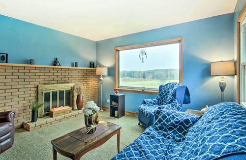 Union Township Casa | ¡NUEVO! Casa privada en 75 acres, cerca del lago Canadohta