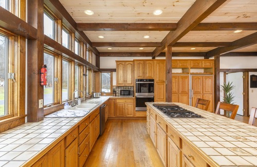 Hoosick Falls Casa | Private Indoor Heated Pool + Hot Tub + Fire Pit + Pond, on 35 Acres - sleeps 20