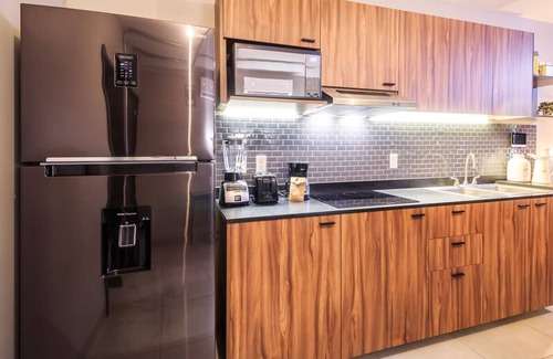 Guadalajara Apartamento | Private, Industrial Style Flat,Pet Friendly 1 BD by Tribu San Martin