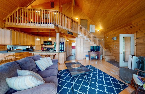 North Hero Casa | Private island getaway with beach access, lake views, wood stove, and WiFi
