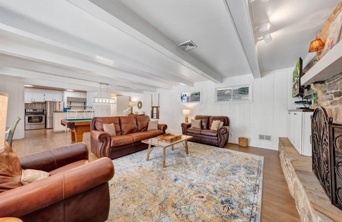 Goodview Casa | Private Lakefront Home W/ Dock, Fire pit, outside shower & Hot tub