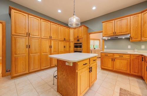 Dublin Casa | Private lakefront home with dock, forest views, balconies, game room, and cozy indoor charm