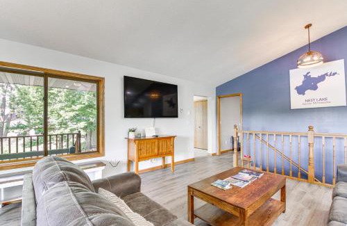 Spicer Casa | Private Lakefront Retreat with Hot Tub, Deck and Views