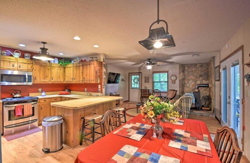 Hayesville Casa | Private Mountaintop Escape with Wraparound Deck