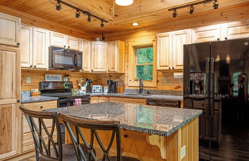 Hendersonville Cabina | Private newer log cabin near Hendersonville and the Dupont State Forest