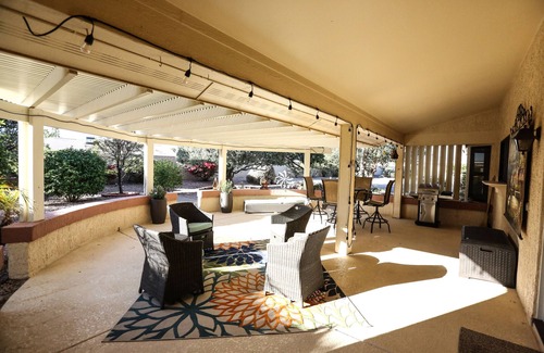 Sun City West Casa | Private oasis to relax in the sun.
