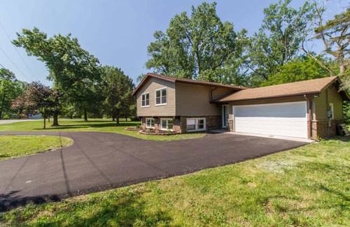 Matteson Casa | Private Oasis with Spacious Backyard