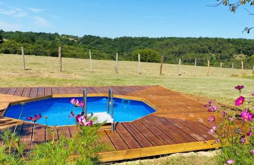 Rouffignac-Saint-Cernin-de-Reilhac Casa | PRIVATE POOL with Stunning Views of the Chateau! Sunset