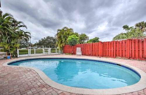 Survey Creek Casa | Private Pool and Dock Coconut Creek Home!