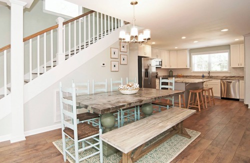 North Litchfield Beach Casa | Private Pool Beach House, Easy Walk to Beach, 2 Screened Porches, Dog Friendly