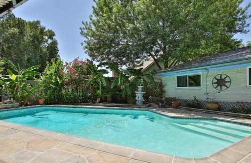 Spring Branch Central Casa | ✨Private Pool, City Oasis, King Suite, Hot Tub, & Bar✨