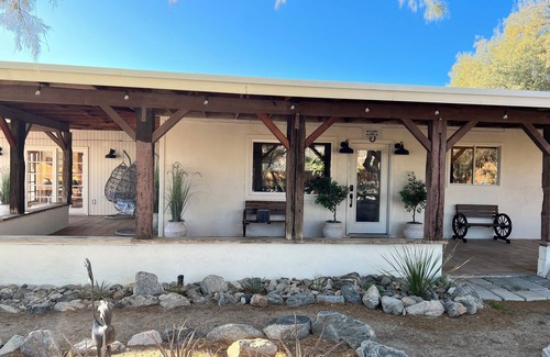 Desert Hot Springs Casa | Private ranch getaway perfect for stargazing, relaxing by pool, going in spa.