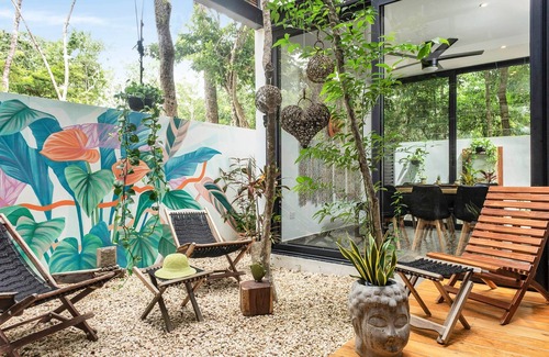 Ek Balam Village Casa | ✩ Private Rooftop Pool ✩ Bike to Ruins or Beach ✩