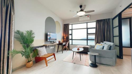 Downtown Kota Kinabalu Apartamento | Private Royal Top-Floor Corner, Stunning Oceanview Luxury Stay -Mango House6
