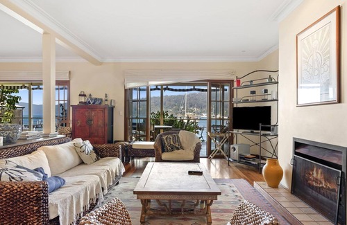 Pretty Beach Central Coast Casa | Private Sands - Nestled in one of the most envious waterfront positions on the exclusive waterfront strip of Wagstaffe, is this sublime waterfront haven with a north east aspect. Unrivalled waterfront facilities including a private sandy beach, mooring...