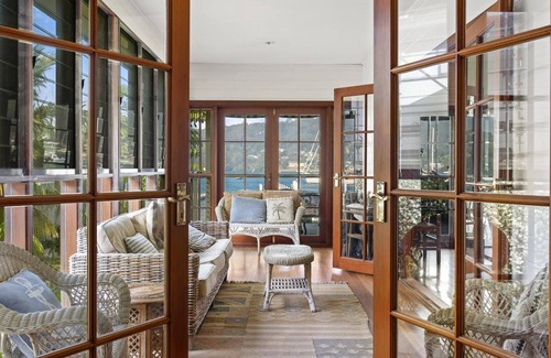 Pretty Beach Central Coast Casa | Private Sands - Nestled in one of the most envious waterfront positions on the exclusive waterfront strip of Wagstaffe, is this sublime waterfront haven with a north east aspect. Unrivalled waterfront facilities including a private sandy beach, mooring...